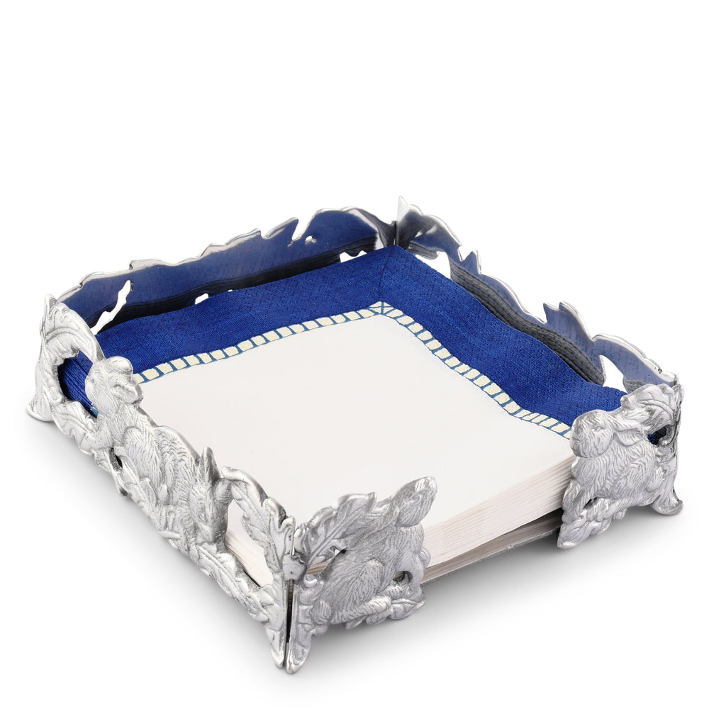 Bunny Luncheon Napkin Holder for Spring Table