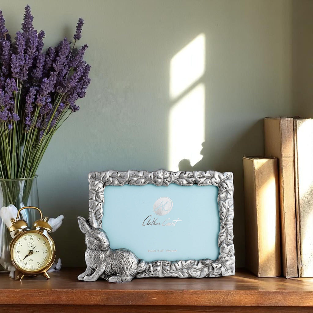 Bunny Photo Frame 4x6 in Metal Finish