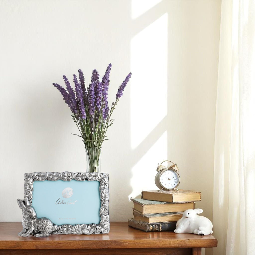 Bunny Photo Frame 4x6 in Metal Finish