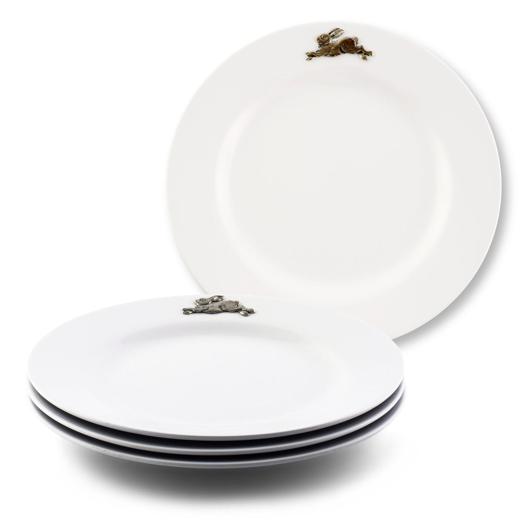 Bunny Melamine Lunch Plates Set of 4