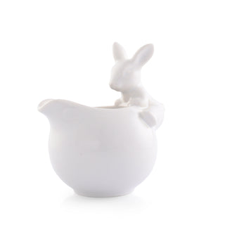 Porcelain Climbing Bunny Creamer for Entertaining