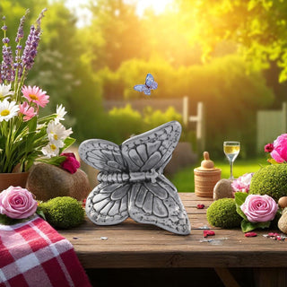 Butterfly Bottle Stopper in Sculptural Metal