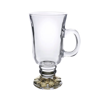 Butterfly 24K Gold Plated Glass Mug