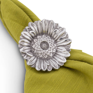 Butterfly and Flower Napkin Rings Set