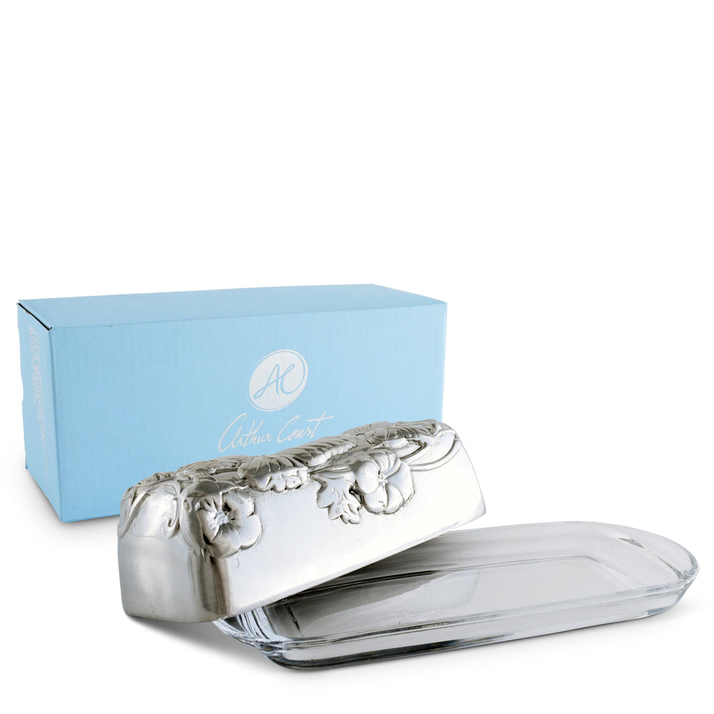 Butterfly Butter Dish in Sculptural Metal