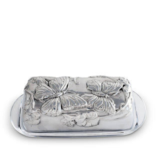 Butterfly Butter Dish in Sculptural Metal