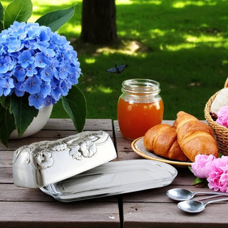 Butterfly Butter Dish in Sculptural Metal
