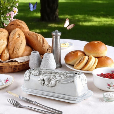 Butterfly Butter Dish in Sculptural Metal