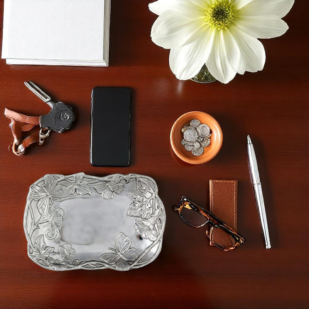 Butterfly Catch-All Decorative Tray