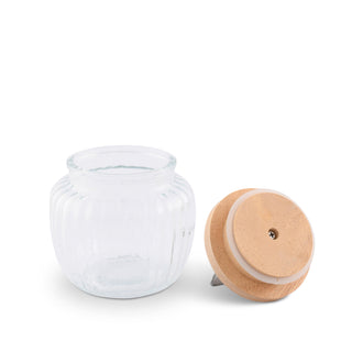 Butterfly Knob Glass Canister