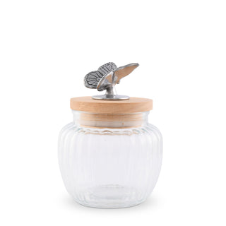 Butterfly Knob Glass Canister