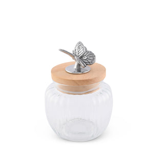 Butterfly Knob Glass Canister