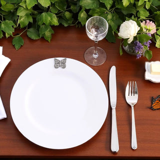 Butterfly Melamine Lunch Plates Set of 4