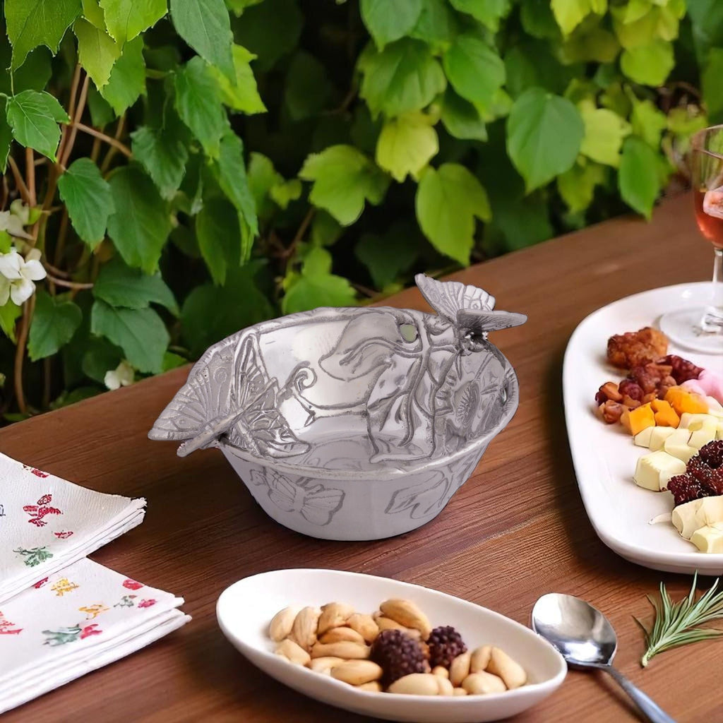 Butterfly Nut Bowl in Sculptural Metal