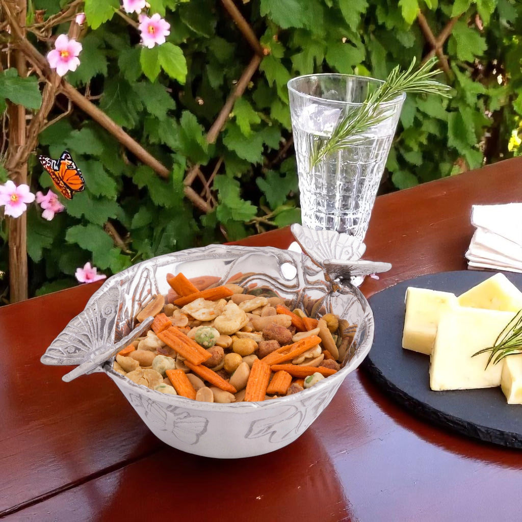 Butterfly Nut Bowl in Sculptural Metal