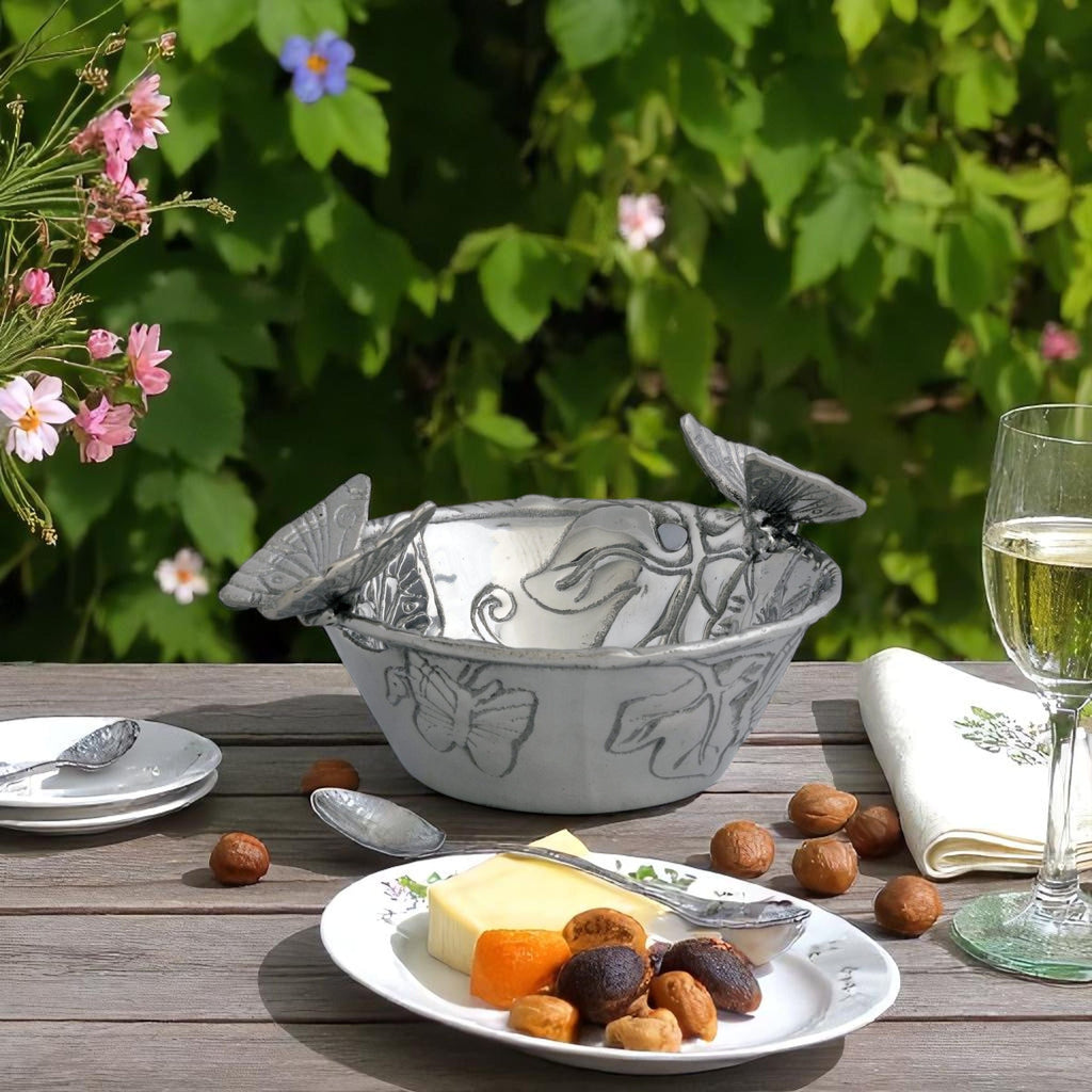 Butterfly Nut Bowl in Sculptural Metal