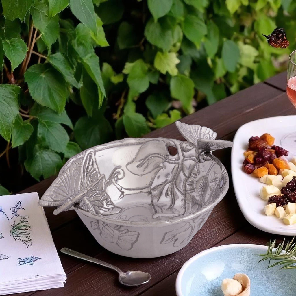 Butterfly Nut Bowl in Sculptural Metal
