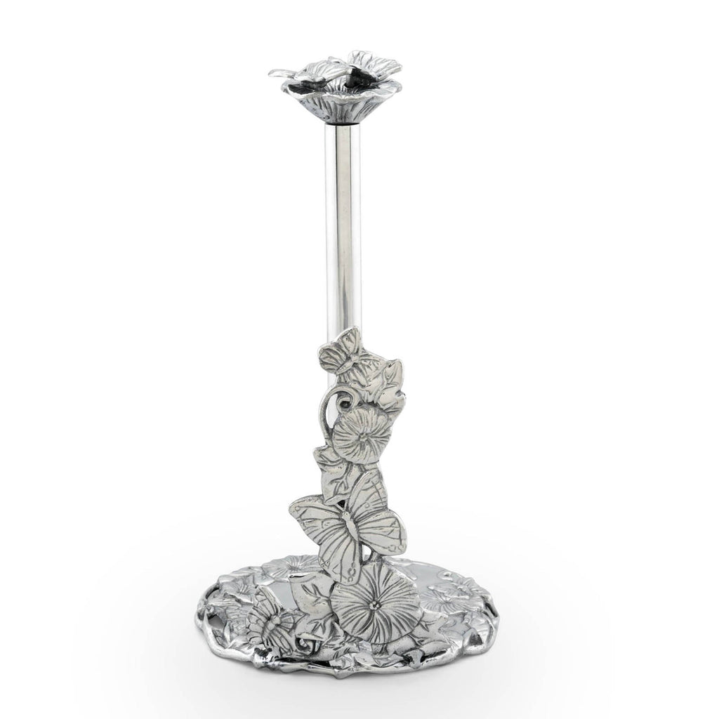 Butterfly Paper Towel Holder in Sculptural Metal