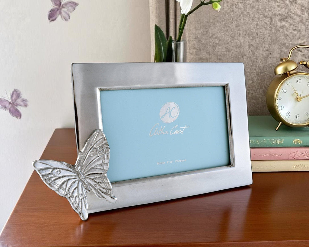 Butterfly Photo Frame in Elegant Metal Design
