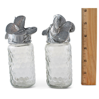 Butterfly Salt and Pepper Set in Stainless Steel
