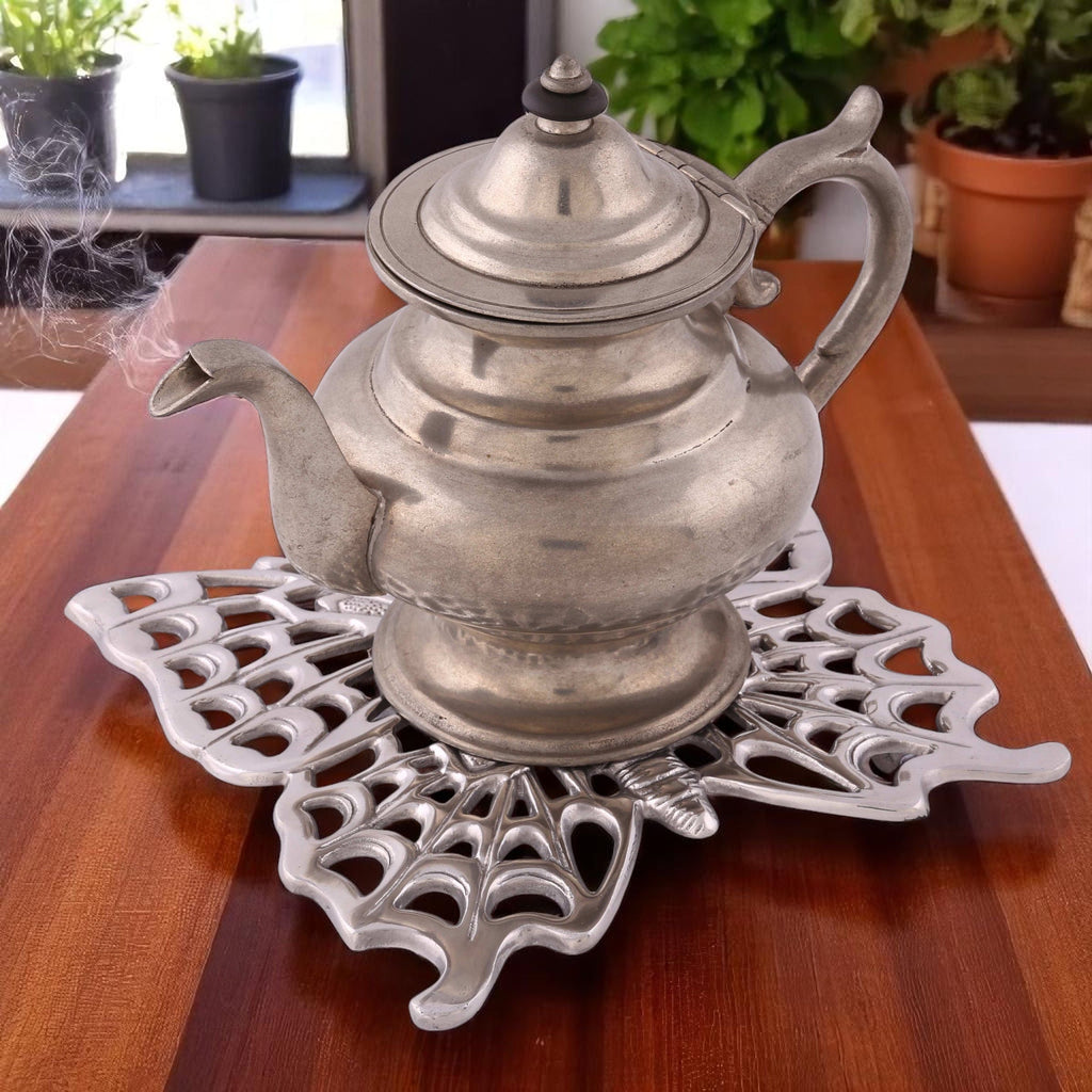 Butterfly Trivet in Sculptural Metal