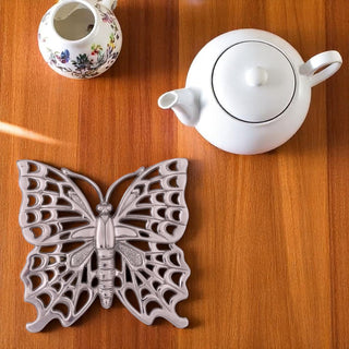 Butterfly Trivet in Sculptural Metal