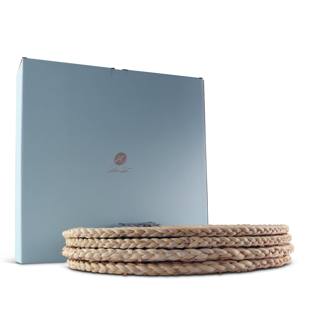 Butterfly Twisted Seagrass Placemats Set of 4