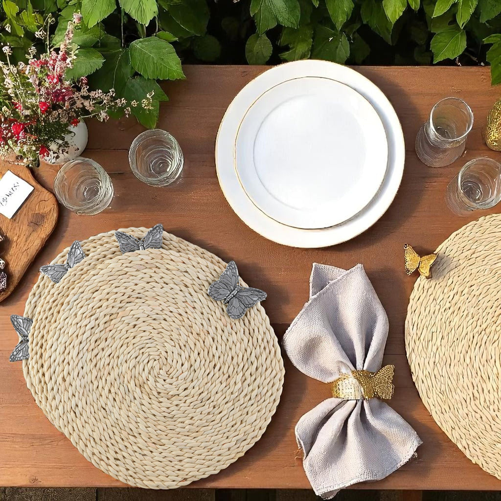 Butterfly Twisted Seagrass Placemats Set of 4