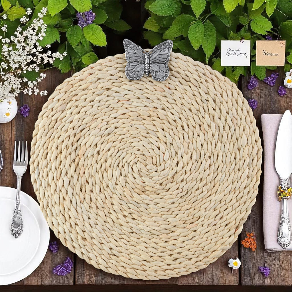 Butterfly Twisted Seagrass Placemats Set of 4