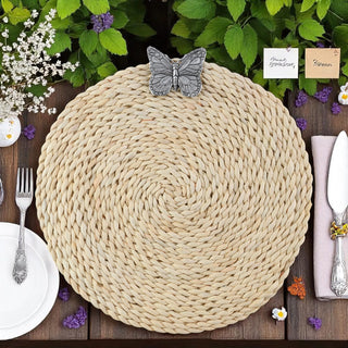 Butterfly Twisted Seagrass Placemats Set of 4