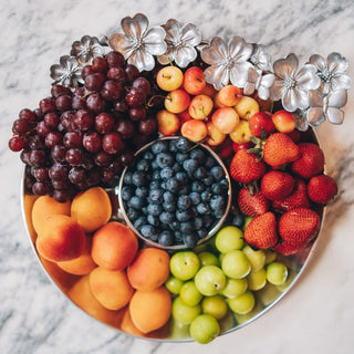 Butterfly and Dogwood Chip & Dip Serving Platter
