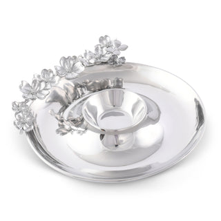 Butterfly and Dogwood Chip & Dip Serving Platter