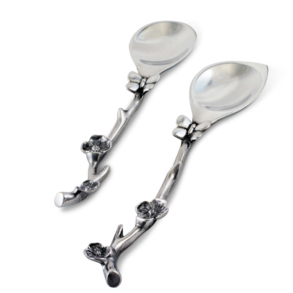 Butterfly Dogwood Salad Servers | Sculptural Serving Utensils