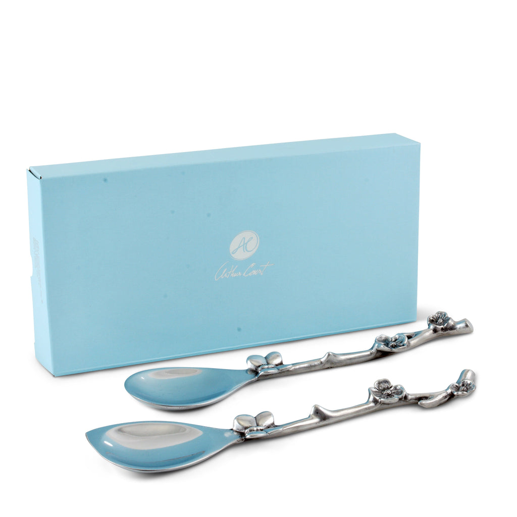 Butterfly Dogwood Salad Servers | Sculptural Serving Utensils