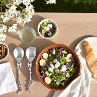 Butterfly Dogwood Salad Servers | Sculptural Serving Utensils