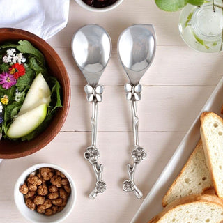 Butterfly Dogwood Salad Servers | Sculptural Serving Utensils