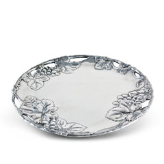 Grape 12-Inch Round Plate | Elegant Table Décor & Serving Accent