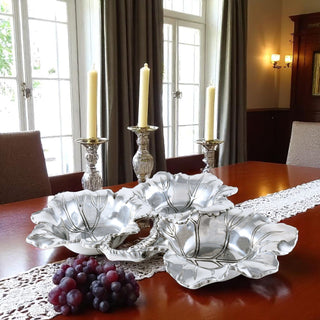 Grape Triple Bowl Appetizer Server | Elegant Table Décor Accent
