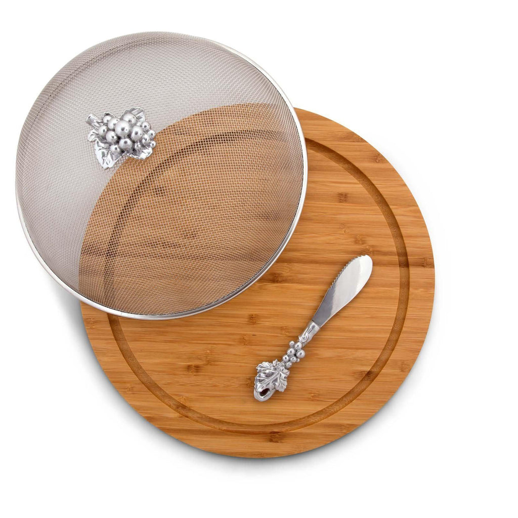 Grape Picnic Cheese Board & Spreader Set