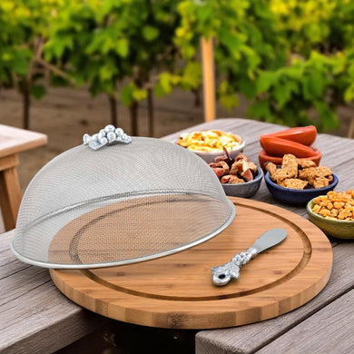 Grape Picnic Cheese Board & Spreader Set