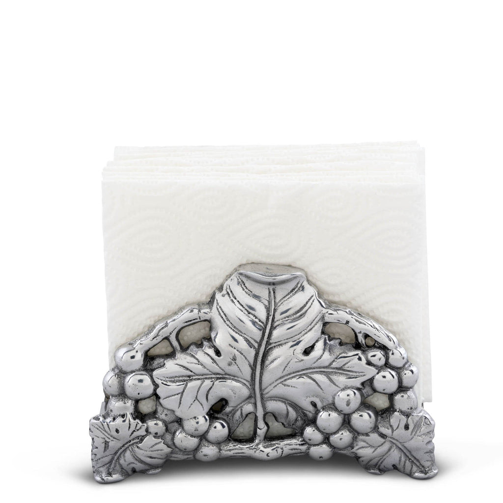 Grape 6-Inch Napkin Holder | Elegant Table Décor Accent