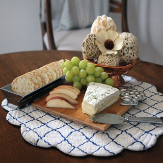 Grape Bamboo Cheese Set | Elegant Table Décor & Entertaining Accent