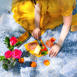 Grape Bamboo Cheese Set | Elegant Table Décor & Entertaining Accent