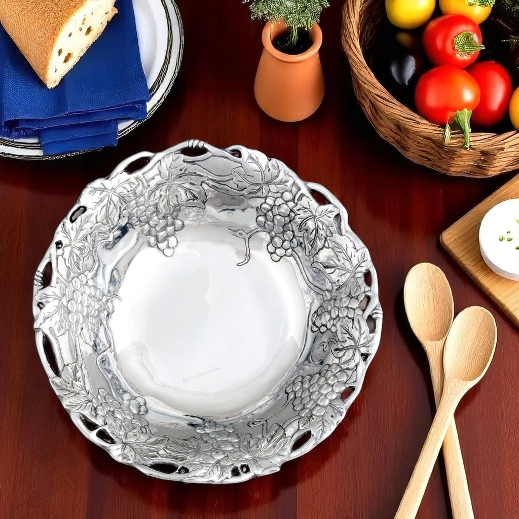 Grape Bowl | Elegant Table Décor & Entertaining Accent