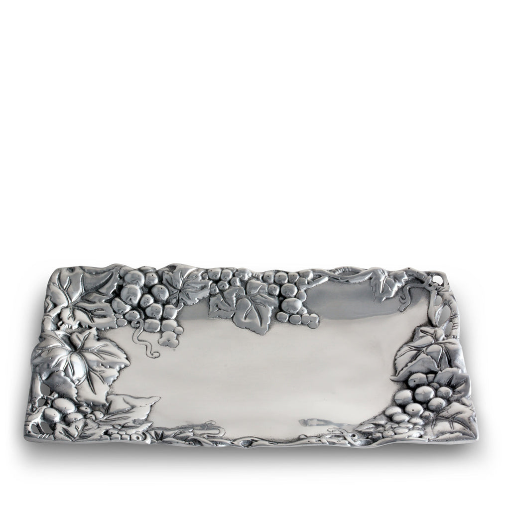 Grape Bread Tray 6x12 | Elegant Table Décor & Entertaining Accent