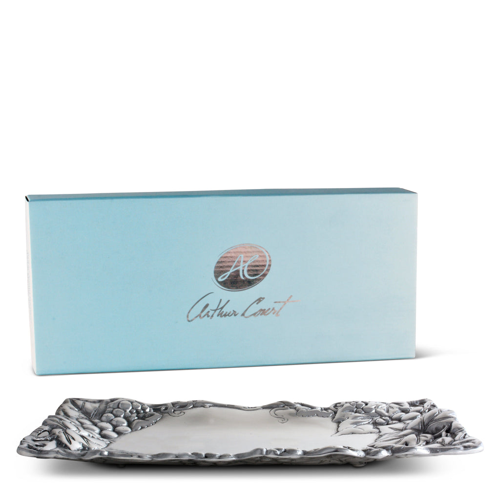 Grape Bread Tray 6x12 | Elegant Table Décor & Entertaining Accent