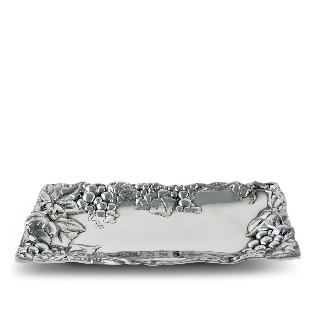 Grape Bread Tray 6x12 | Elegant Table Décor & Entertaining Accent