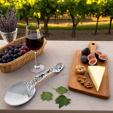 Arthur Court Grape Buffet Server | Elegant Aluminum Serving Piece