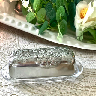 Grape Butter Dish Vineyard Table Accent