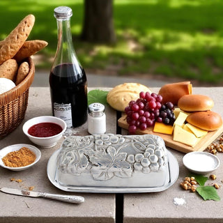 Grape Butter Dish Vineyard Table Accent